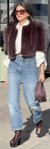 Multi Woven Shimmer Mini Woven Hobo