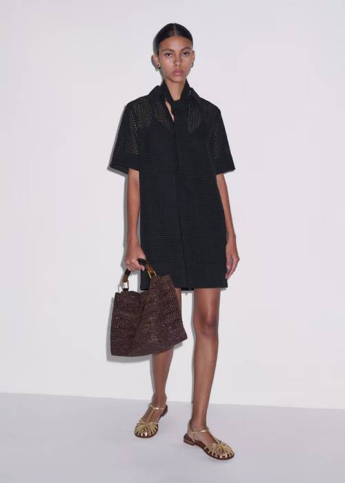 Broderie Short Dress