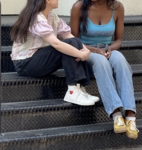 vintage floral crochet top