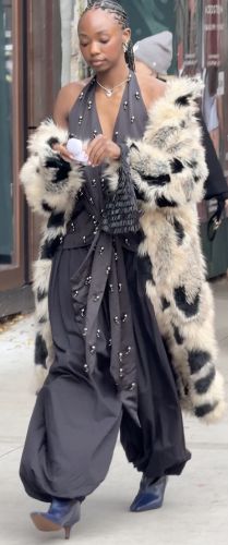  oversized fur coat 